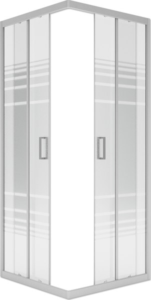 Душевой уголок МетаКам City Trend Grey 90x90x185 (без поддона)