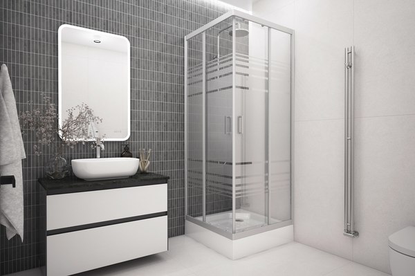 Душевой уголок МетаКам City Trend Grey 90x90x185 (без поддона)