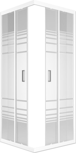 Душевой уголок МетаКам City Trend White 90x90x185 (без поддона)
