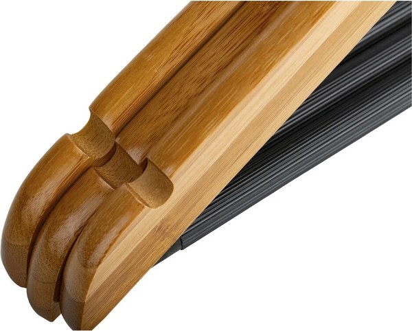 Набор деревянных вешалок-плечиков Attribute Bamboo AHB233 (3шт)