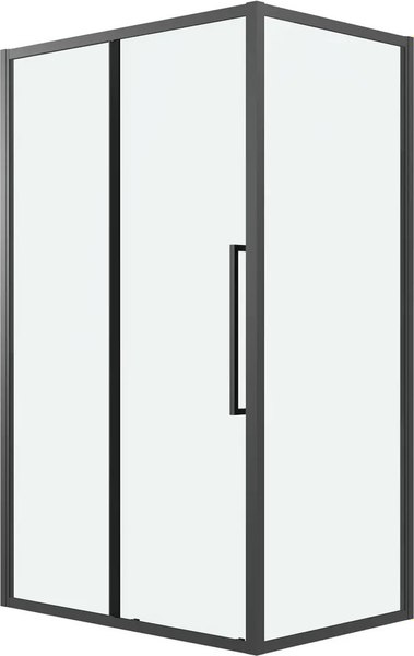 Душевой уголок Grossman Cosmo 110x100x195 / 120.K33.02.1110.21.00 (черный матовый/стекло прозрачное)