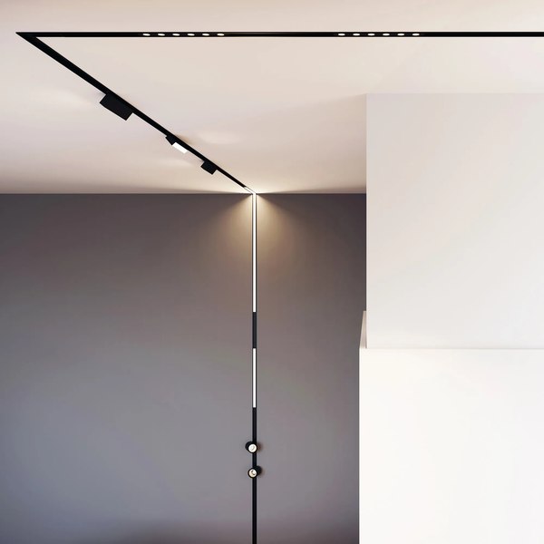 Трековый светильник Arlight MAG-SPOT-HANG-25-R30-5W Day4000 BK-GD 45deg 24V / 034245