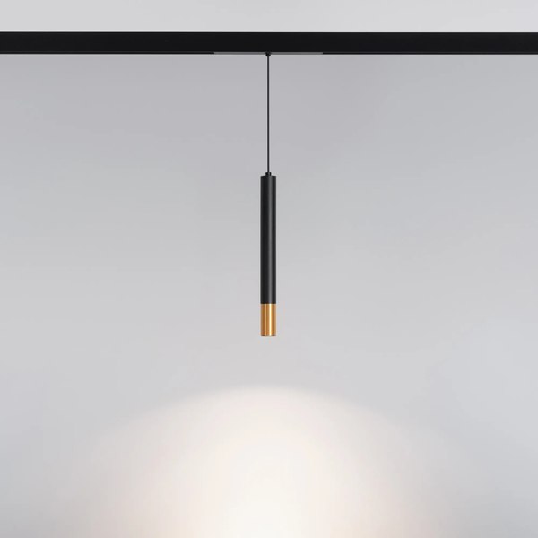 Трековый светильник Arlight MAG-SPOT-HANG-25-R30-5W Day4000 BK-GD 45deg 24V / 034245