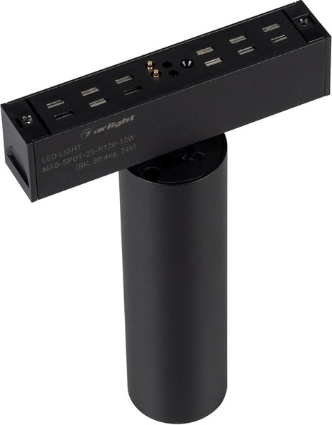 Трековый светильник Arlight MAG-SPOT-25-R120-12W Day4000 BK 30deg 24V / 033241