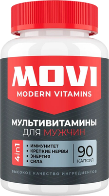 Комплексная пищевая добавка Movi Daily Men's Complex (90 капсул) - 