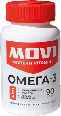 Жирные кислоты Movi Omega-3 900мг (90 капсул) - 