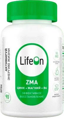 Витаминно-минеральный комплекс LifeON ZMA (90 капсул) - 