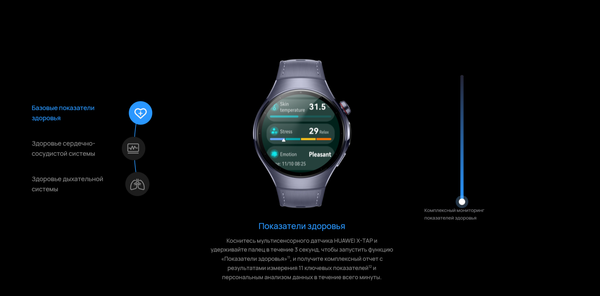 Умные часы Huawei Watch 5 46mm RTS-AL00 / 55020EVM (коричневый)
