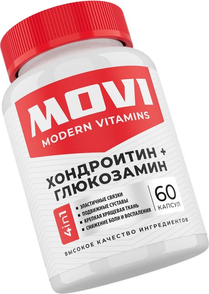 Хондропротектор Movi Хондроитин+Глюкозамин (60 капсул)