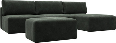 

Комплект мягкой мебели, Лига-060 НПБ Лонг угол универсальный с пуфом / 129517