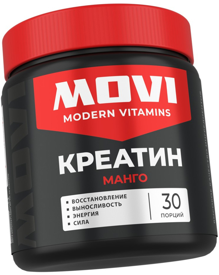 Креатин Movi Моногидрат (манго, 200г) — фото 3