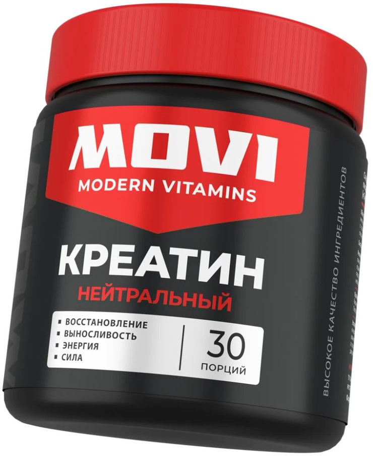 Креатин Movi Моногидрат (нейтральный, 200г) — фото 2