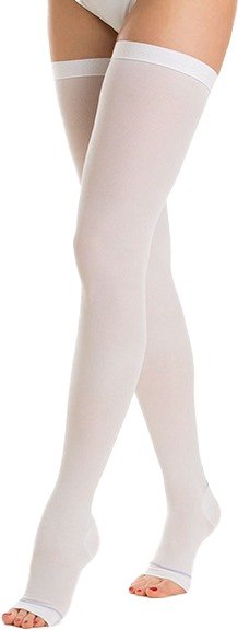 Чулки компрессионные RelaxSan Standard Line M1370A, без мыска, II кл.к. (25-32mmHg, р.5, белый)