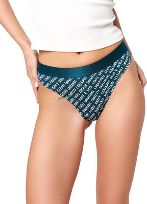 Трусы женские Mark Formelle 412574 (р.98, надписи на изумрудном-1) -