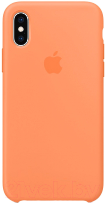 Чехол-накладка Apple Silicone Case для iPhone XS Papaya / MVF22