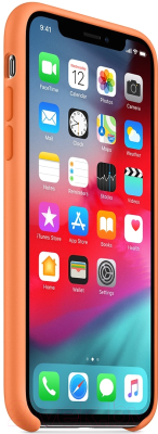 Чехол-накладка Apple Silicone Case для iPhone XS Papaya / MVF22