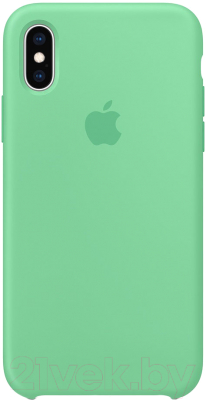 Чехол-накладка Apple Silicone Case для iPhone XS Spearmint / MVF52