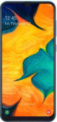 Смартфон Samsung Galaxy A30 64GB 2019 / SM-A305FZBOSER (синий)