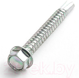 Саморез ЕКТ Кровельный без шайбы 6.3х45 сверло PT3 / C76112M (150шт, оцинкованный)