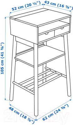 Письменный стол Ikea Кноттен 303.847.99