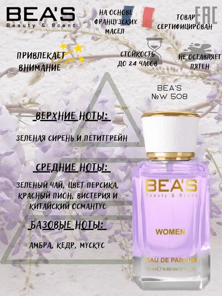 Парфюмерная вода BEA'S W508 (50мл)