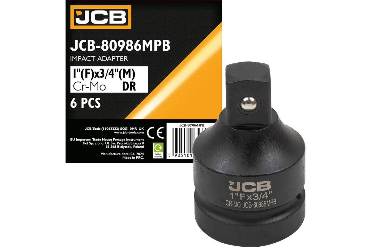 Адаптер слесарный JCB 80986MPB (59506)