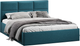 Каркас кровати ТриЯ Стелла Тип 1 c ПМ 140x200 (микровелюр Jercy Izumrud) - 