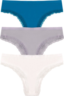 Комплект женских трусов Mark Formelle 412281-3 (р.90, карибская волна) - 