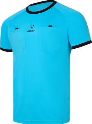 Футболка судейская Jogel Referee tee (XXL, голубой) - 