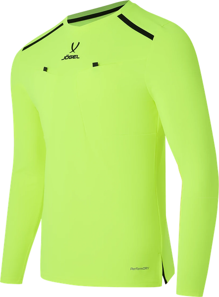 Лонгслив судейский Jogel Division Performdry Referee Ls Tee (XL, желтый неон)