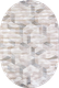 Ковер Bossan Rome 3751A-KREM-BEJ-OVAL (1.6x2.3) - 