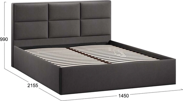 Купить Полуторная кровать ТриЯ Стелла Тип 1 c ПМ 140x200 в Могилеве