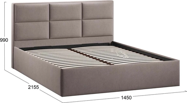 Купить Полуторная кровать ТриЯ Стелла Тип 1 c ПМ 140x200 в Могилеве