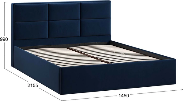Купить Полуторная кровать ТриЯ Стелла Тип 1 c ПМ 140x200 в Бобруйске