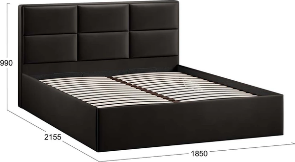 Купить Двуспальная кровать ТриЯ Стелла Тип 1 c ПМ 180x200 в Витебске