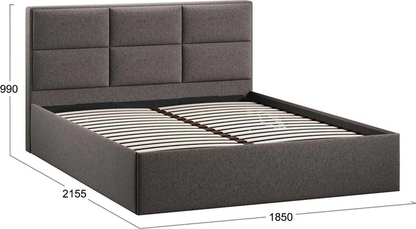 Купить Двуспальная кровать ТриЯ Стелла Тип 1 c ПМ 180x200 в Витебске