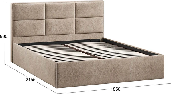Купить Двуспальная кровать ТриЯ Стелла Тип 1 c ПМ 180x200 в Минске