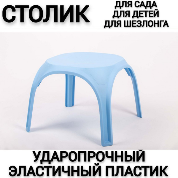 Комплект мебели с детским столом ИМпласт 15367 (голубой)