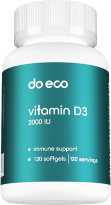 Витамин Do eco D3 2000 МЕ (120 капсул) -