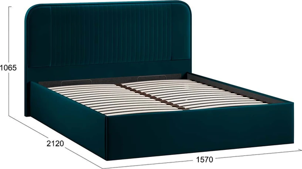 Купить Каркас кровати ТриЯ Тиффани Тип 1 c ПМ 140x200 в Борисове
