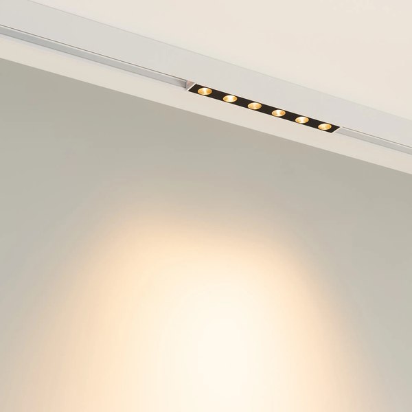 Трековый светильник Arlight MAG-DOTS-25-L200-6W Warm3000 WH 30deg / 053025