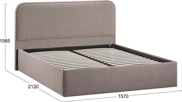 Купить Каркас кровати ТриЯ Тиффани Тип 1 c ПМ 140x200 в Борисове