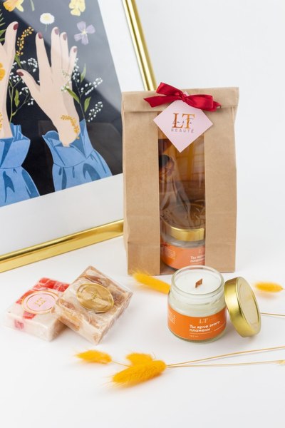 Подарочный набор La and Te beaute Атмосфера Свеча ароматизированная+Мыло / LT-SPA-25