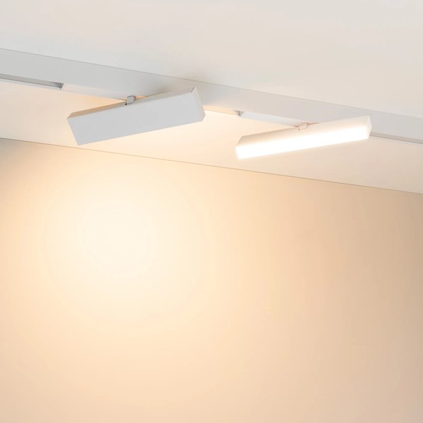 Трековый светильник Arlight MAG-FLAT-FOLD-25-S200-6W Warm3000 WH 100deg / 050067