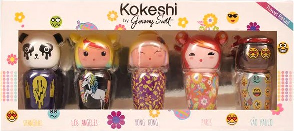 Парфюмерный набор Kokeshi Туалетная вода Cherry+Bamboo+Tonka+Litchee+Lotus