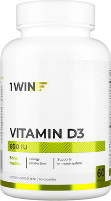 Витамин 1WIN D3 600 ME (60 капсул) -