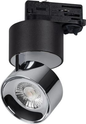 

Трековый светильник, SP-PLURIO-TRACK-4TR-R77-9W Day4000 BK-CHR 36deg / 038111