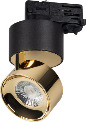 

Трековый светильник, SP-PLURIO-TRACK-4TR-R77-9W Warm3000 BK-BRS 36deg / 038121
