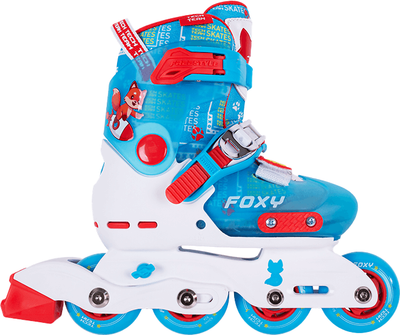 Роликовые коньки Tech Team Foxy / NN012623 (р-р 32-35, небесно-голубой) - 