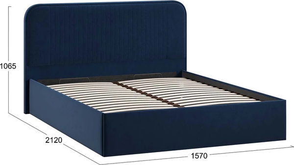 Купить Полуторная кровать ТриЯ Тиффани Тип 1 c ПМ 140x200 в Бобруйске